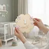 Letrero de Mes de Nacimiento para Recién Nacidos Transfronterizo, Accesorio de Foto de Madera, Placa Conmemorativa Pequeña de Margarita, Tarjeta de Hitos para Bebés