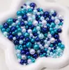 4-10mm ABS Agujero Recto Perlas de Imitación Redondas Hecho a Mano DIY Pulsera Collar Materiales para Ensartar Accesorios de Ropa Accesorios