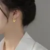 Pendientes de Plata de Ley S925 con Forma de Corazón con Diseño Estilo Ins y Elegante Diseño en Forma de Corazón para Mujer M03395