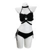 Death Note cos Ropa Traje de baño Negro de Tirante Death Nonte Mi Hai Arena cosplay Femenino Anime En Stock