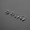 Acero de titanio piercing corporal humano acero inoxidable aro de labio transfronterizo tipo C barra de herradura clavo de labio aro de labio más vendido Amazon AliExpress