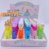 Nuevo Lindo Dibujo Animado Sanrio Silicona Mini 6 Colores Resaltador Alto Valor de Color Marcador de Color para Estudiante