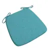 Cojín para silla de comedor en forma de herradura estilo chino, adecuado para todas las estaciones, hecho de algodón y lino, antideslizante, color liso, extraíble y lavable, para uso en el hogar y restaurantes