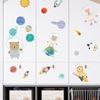 Fan Xi FX-D128 Animal de Dibujos Animados Astronauta Globo Adhesivo Decorativo de Pared para Embellecimiento de Pared de Entrada de Dormitorio Infantil
