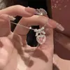 Prata Esterlina S925 Versão Coreana Fresca Laço Pérola Colar Versátil da Moda para Mulheres, Item Quente Versátil Popular de Celebridade da Internet