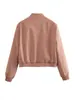 Primavera 2026 Nuevo Estilo Europeo y Americano Moda Personalidad Versátil Nicho Diseño Bolsillo Grande Chaqueta Corta Top para Mujer