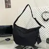 Bolsa de Lona para Mujer Gran Capacidad 2025 Nuevo Verano Versátil Casual Bolso de Hombro Cruzado de Alta Gama para Viajes Bolso Dumpling