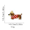 Parches de Tela Bordados al por Mayor Parches Bordados por Computadora Colección de Parches de Tela Bordados de Perro Dachshund Serie Original Parches de Decoración para Ropa