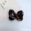 Accesorios de Flor de Cinco Pétalos Rellenos de Algodón Floral Oscuro, Accesorios DIY para Ropa, Flor para Zapatos, Ropa de Bebé, Material para Funda de Teléfono Móvil