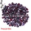 Natural Garnet Gravel Grande Grão Vinho Tinto Arredondado Sucata Decoração Fundo Bonsai Tanque de Peixes Pedra Minério Amoy