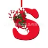 Adornos Nuevos Creativos de Letras Inglesas Transfronterizos Acrílico Plano Decoración para Árbol de Navidad Fiesta en Casa Regalo