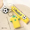 Llavero colgante de jersey de C Luo pequeño regalo al por mayor Llavero de fútbol de Messi colgante de dibujos animados Llavero de baloncesto
