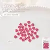 Joias para Nail Art Coração Fita Laço Flor Rasteirinhas Coração de Pêssego Cor de Pele Resina Decoração de Unha Usável 50 Peças