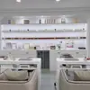 Vitrina para salón de uñas, gabinete de almacenamiento para esmaltes de uñas, gabinete de almacenamiento para esmaltes en gel, gabinete de pared, vitrina de pie, gabinete lateral