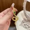 Estilo Igual ao Livro Vermelho Colar Cobra Esmeralda Favorita do Faraó Feminino de Alto Padrão Nicho Temperamento Personalizado Mais Fácil de Combinar Acessórios