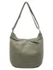 Bolso de Lona para Mujer, Gran Capacidad, Estilo Perezoso Vintage, Bolso Cruzado de Gran Capacidad, Versión Coreana, Estilo Artístico, Bolso de Hombro para Estudiante para Clase