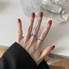 Anillo de rosa vintage para mujer, plata de ley S925, estilo Hong Kong, diseño de nicho, elegante anillo para dedo índice a la moda.