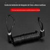 Mini portátil bicicleta bloqueio scooter elétrico capacete bloqueio motocicleta guidão fixo antirroubo capacete bloqueio atacado