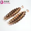 Extensiones de Cabello Transfronterizas Color Piano Mango de Cabello P4/27 Onda Profunda Trenzado Cabello Humano a Granel