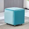 Banqueta de Almacenamiento Moderna Nórdica, Banqueta para Cambiarse los Zapatos, Taburete Pequeño Multifuncional, Taburete Plegable Cubo, Taburete Combinado Cinco en Uno