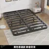 Cama flutuante minimalista da moda, design italiano de luxo leve, estrutura de cama sem cabeceira, cama de ferro dupla, estrutura de cama de ferro para apartamento, quarto estilo nórdico