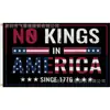 Transfronterizo Sin Reyes en América Bandera Americana Personalizada Unilateral Doble Cara Exterior Comercial Pancarta de Tela Negra