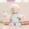 Ropa Fina de Cuatro Patas para Proteger el Vientre, Pijamas, Ropa para Gatos y Perros, Ropa para Mascotas para Perros Pequeños y Medianos, Primavera y Verano