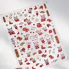 Pegatinas para Uñas con Gato Lindo en Relieve de Hierro Mn-376 Estilo Lindo Dibujos Animados Animales Suaves Lindos Serie de Colaboración Mn
