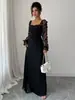Vestidos Europeus e Americanos Transfronteiriços Primavera/Verão 2026 Elegantes e Estilosos Vestido Longo de Manga Longa de Alta Qualidade Roupas Femininas Amazon Mulheres