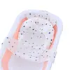 Tapete de Banho Infantil, Tapete Flutuante Ajustável Antiderrapante para Banho de Bebê, Rede para Rack de Banho, Almofada de Banho para Deitar de Recém-Nascido
