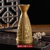 Conjunto de Bule de Vinho de Cobre e Taças de Vinho Dinghao para Uso Doméstico, Estilo Tradicional, Taça do Deus da Riqueza, Taça de Oferenda, Suprimentos para Templos Budistas, Produtos de Cobre no Atacado