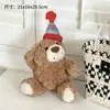 Sombrero de Cumpleaños Oso de Peluche Muñeca Manija de Puerta de Dormitorio Cubierta Decoración Puerta de Entrada Anticolisión Adorno Colgante de Felpa Lindo Tope de Puerta