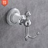 Porta-toallas blanco más cromo estilo americano simple europeo para baño proyecto especial porta-toallas de alta calidad paquete cromo brillante habitación