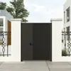 Puerta de Patio de Villa de Aleación de Aluminio Puerta Sencilla y Doble de Hierro para Exteriores de Comunidad Entrada de Muro de Patio Rural Puerta de Jardín de Aluminio