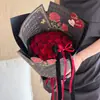 Papel de Presente Kraft com Estampa de Borboleta 120g Papel de Presente Floral Espessado para Buquês de Floriculturas Embalagem Artesanal DIY