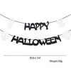 Especial transfronterizo para la nueva decoración de Halloween banderín festival de fantasmas ambiente de fiesta accesorios de diseño bandera de fieltro