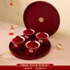 Para taza de té brindis de boda tazón de boda tazón feliz taza de té tazón palillos un par boda creativa cambio para acompañar traje