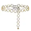 Europa y Estados Unidos joyería transfronteriza moda amor cadena de cintura femenina retro metal Luna estrella colgante cadena corporal en stock venta al por mayor