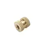 Directo de fábrica RoHS moldeo por inyección incrustado flor de cobre incrustada tuerca de cobre para audio silla de masaje perno de cobre