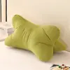 Almofada Triangular de Osso Estéreo de Veludo Multifuncional Almofada Lombar para Sedentários Almofada de Canto de Cama Novo Estilo 2025