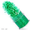 Navidad caliente transfronteriza Verde 24 colores kit de lentejuelas para uñas con brillos degradado láser lentejuelas