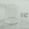 Taza estilo japonés Monte Fuji, Alto valor estético, Taza para jugo, bebida, leche en casa, Vidrio de borosilicato alto, Taza de vidrio resistente a altas temperaturas