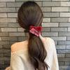 Pinza para el Cabello de Peluche Estilo Pequeño y Fragante con Lazo, Pinza Femenina para la Parte Trasera de la Cabeza, Pinza de Tiburón, Nuevo Accesorio para el Cabello de Alta Gama Otoño e Invierno