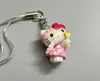 Colgante individual conejo pequeño juego de comida cuerda mariposa gato Señorita DIY cuerda de teléfono móvil muñeca