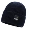 Nuevo gorro de punto de invierno para hombre, forrado de polar, engrosado, cálido, gorro tipo beanie para poner sin cierre, adecuado para estudiantes, ciclismo, protección contra el frío, protección para los oídos, moderno