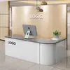 Arc Balcão de Recepção de Escritório Mesa Caixa Balcão de Bar Balcão de Bar Caixa Recepção Supermercado