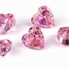 Flor de Gelo cortada zircônia cúbica Diamante de alto carbono Oval formato de coração joia nail art pedra nua incrustada zircão em estoque atacado