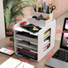 Porta-arquivos multicamadas escritório suprimentos de dados armazenamento classificação mesa pasta de entrevista caixa de armazenamento para papel de desenho A3A4