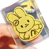 Pegatina para Teléfono Móvil Mayday Oro 2Mg Oro Puro 999 Zanahoria Conejo Cualquier Puerta Avión Dorado Souvenir Regalo