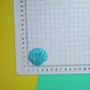 Pegatinas de concha grande con purpurina simulada para manualidades DIY, fundas de teléfono con pegamento de crema, Crocs, imanes de refrigerador, accesorios al por mayor